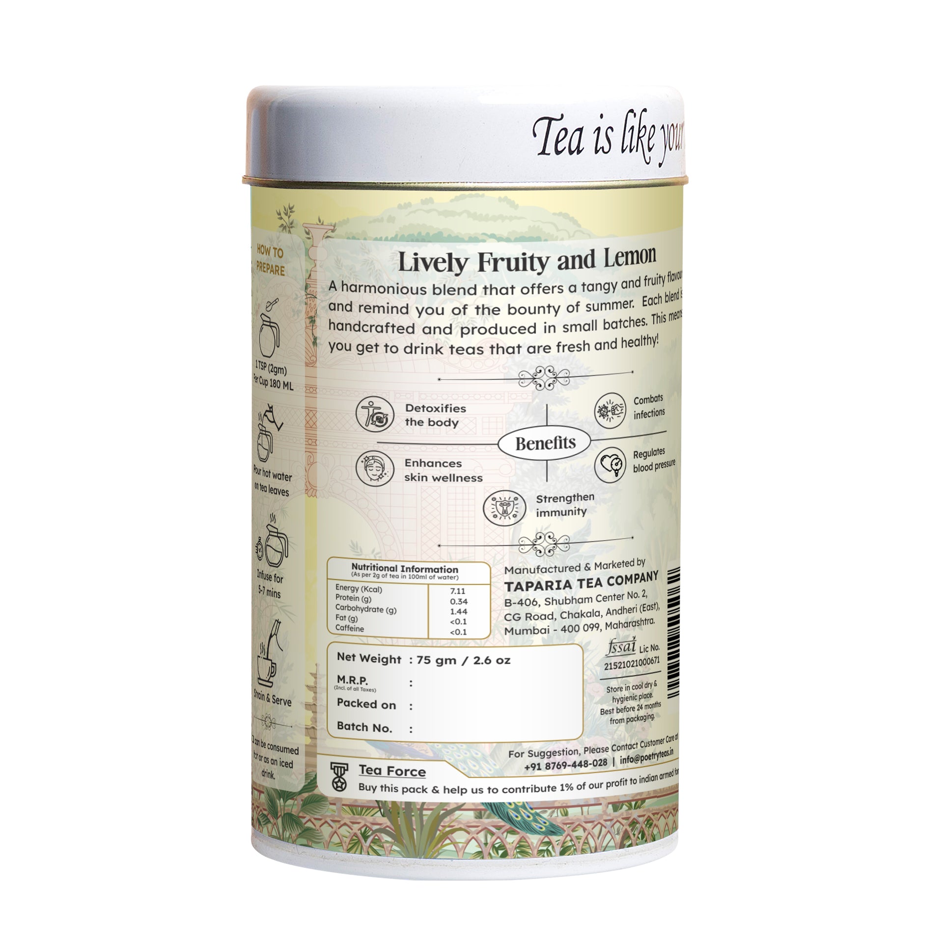 Lively Fruity and Lemon