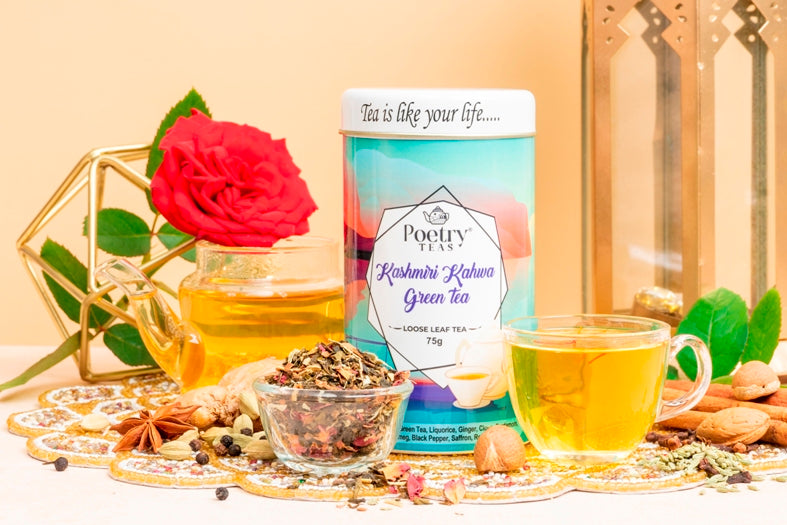Kashmiri Kahwa Green Tea - Loose Leaf Tea